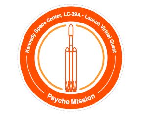 NASA Mission Stamp - Psyche Mission